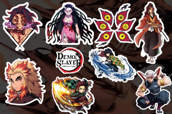 Iconic Demon Slayer Stickers