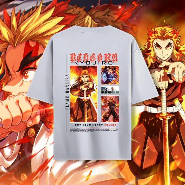 Rengoku Kyojiro Premium Oversized Tee - Image 5