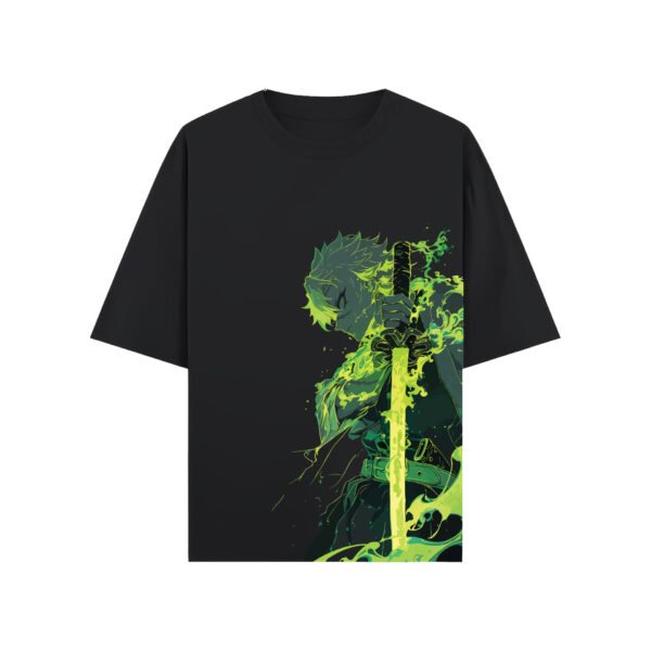 Sanemi Premium Oversized Tee – Demon Slayer Edition