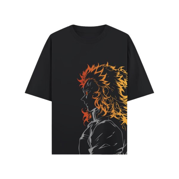 Rengoku Flame Hashira Oversized Tee – Set Your Heart Ablaze Edition