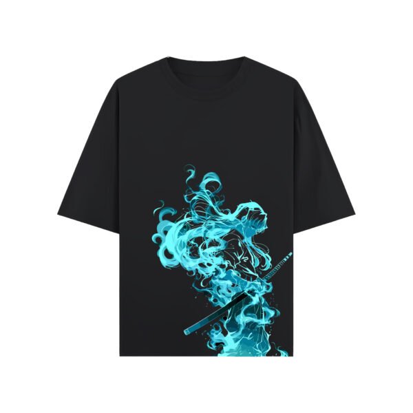 Muichiro Tokito Oversized Tee – Mist Pillar’s Tranquil Fury
