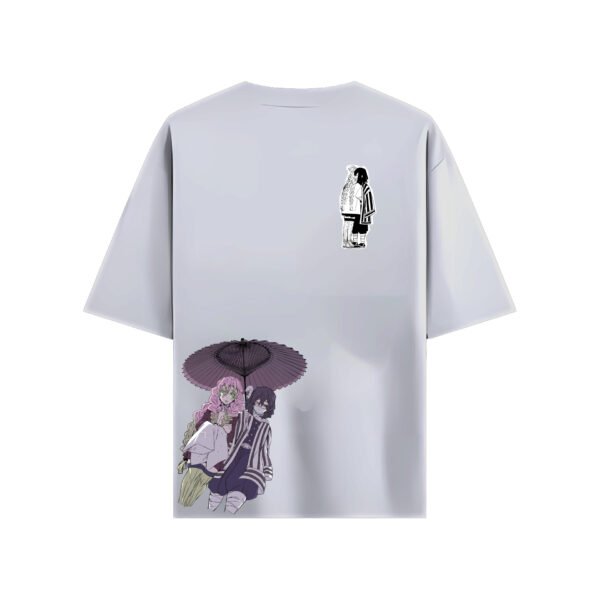 Mitsuri × Obanai Premium Oversized Tee – Love & Serpent Edition - Image 5