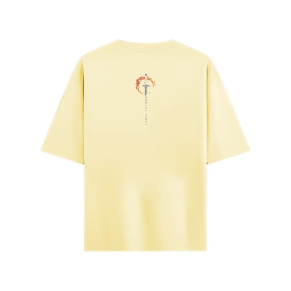 Rengoku Flame Hashira Oversized Tee – Set Your Heart Ablaze Edition - Image 4