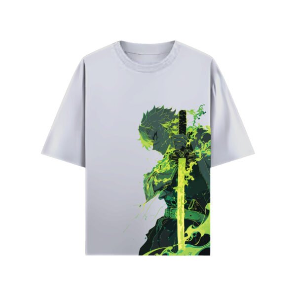 Sanemi Premium Oversized Tee – Demon Slayer Edition - Image 4
