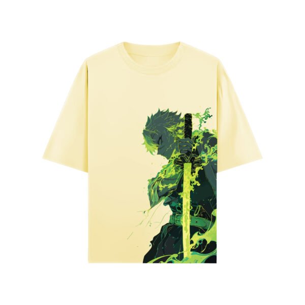 Sanemi Premium Oversized Tee – Demon Slayer Edition - Image 6