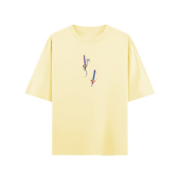 Mitsuri × Obanai Premium Oversized Tee – Love & Serpent Edition - Image 4